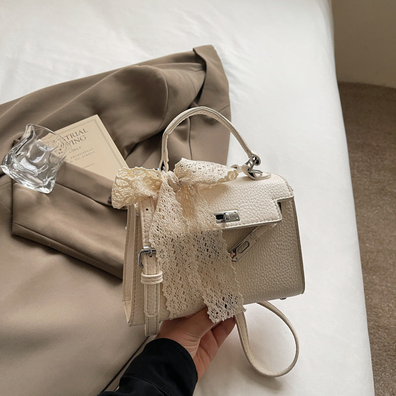 New bag women's 2025 popular high-end spring summer fashion versatile shoulder messenger bag portable Kelly bag