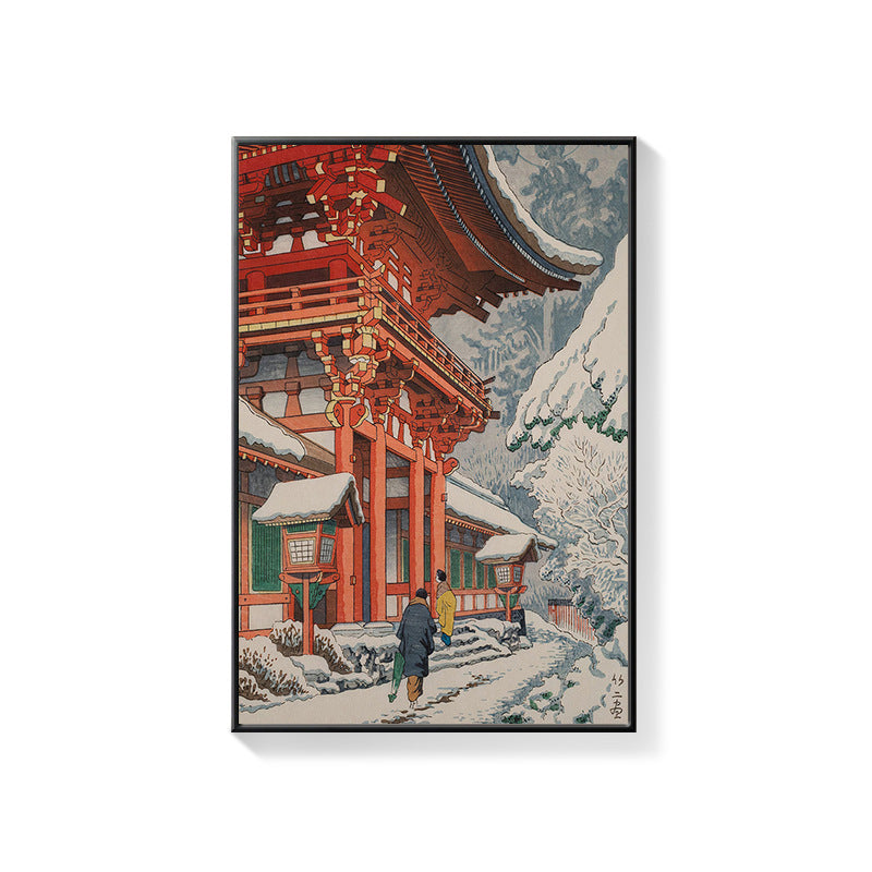 Japanese Mount Fuji decorative painting Ukiyo-e Japanese Japanese Japanese style Japanese style Japanese style restaurant box hanging painting B & B hotel mural