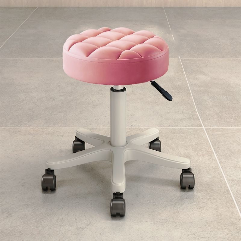 Adjustable height makeup stool - trending vanity stool for home, live streaming, and nail art