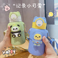 High-value, fun-themed kids' thermos: 316 stainless steel cartoon design, perfect for school, with straw for boys and girls
