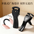 Xirui custom portable wide-angle eyelash curler - soft material, manual press, portable beauty tool