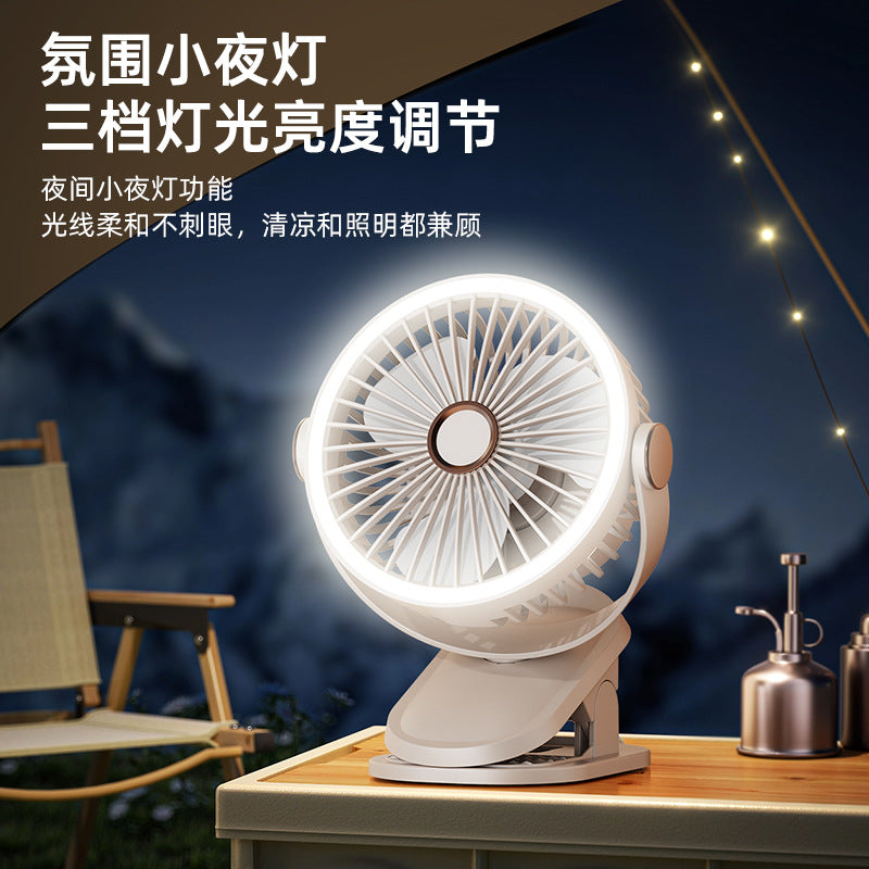 usb mini fan, desktop long battery life, dormitory office, strong wind, handheld clip, desk lamp, electric fan