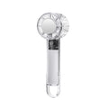 new product transparent handheld ice fan usb high wind power outdoor portable semiconductor turbine cooling fan