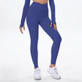 New backless fall/winter activewear top for women - padded, beautiful back, pilates, yoga, long sleeve workout top