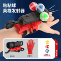 spider launcher sticky ball target ejection ball gun wrist jet indoor dart men kids toys