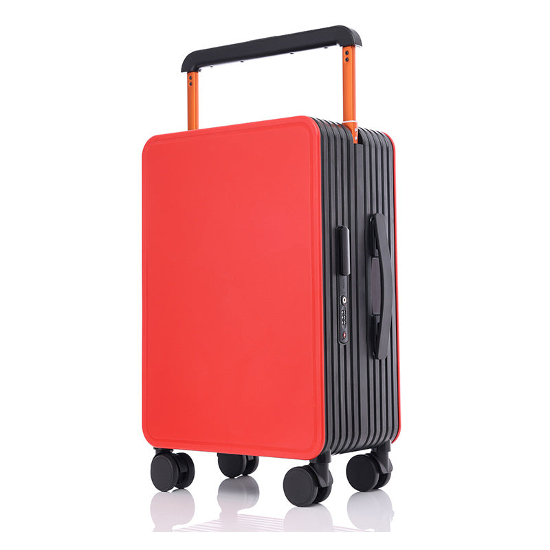 New center wide trolley suitcase women's 20-inch boarding case password case universal wheel suitcase men's 24 trolley case