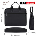 Conference briefcase document bag business handbag printed oxford cloth crossbody shoulder office document bag