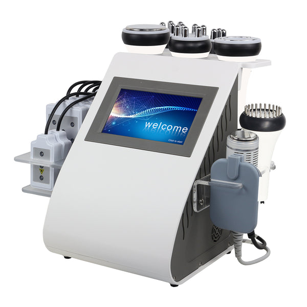 Six-in-one 40k ultrasonic slimming instrument, laser plate shaping fat reduction instrument, vacuum negative pressure scraping beauty instrument