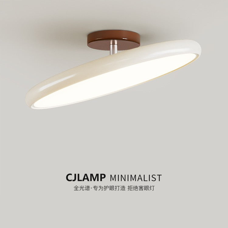 Full Spectrum Cream Wind Master Bedroom Light Ceiling Light French Medieval Wabi Sabi Wind Retro Eye Protection Children's Room Lighting