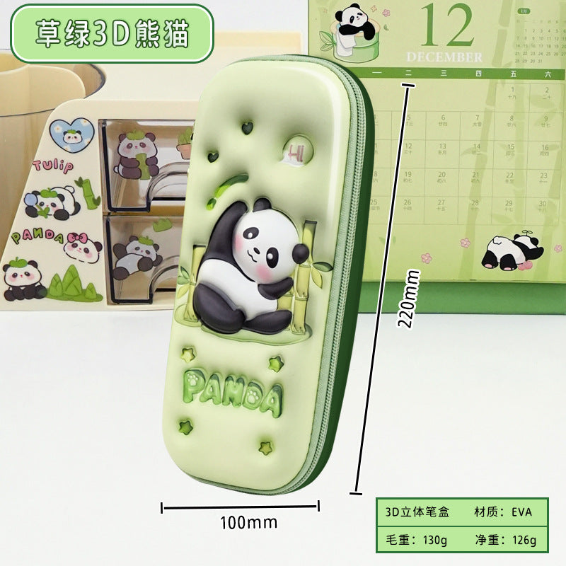 Kapibara ins wind niche pencil bag large capacity dirt-resistant primary school students high-value stationery box  stationery bag