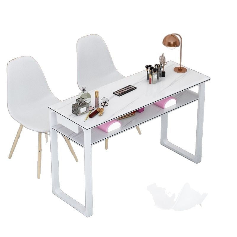Nail art table Economy Internet celebrity single and double three-person Korean dressing table Nail art table and chair set