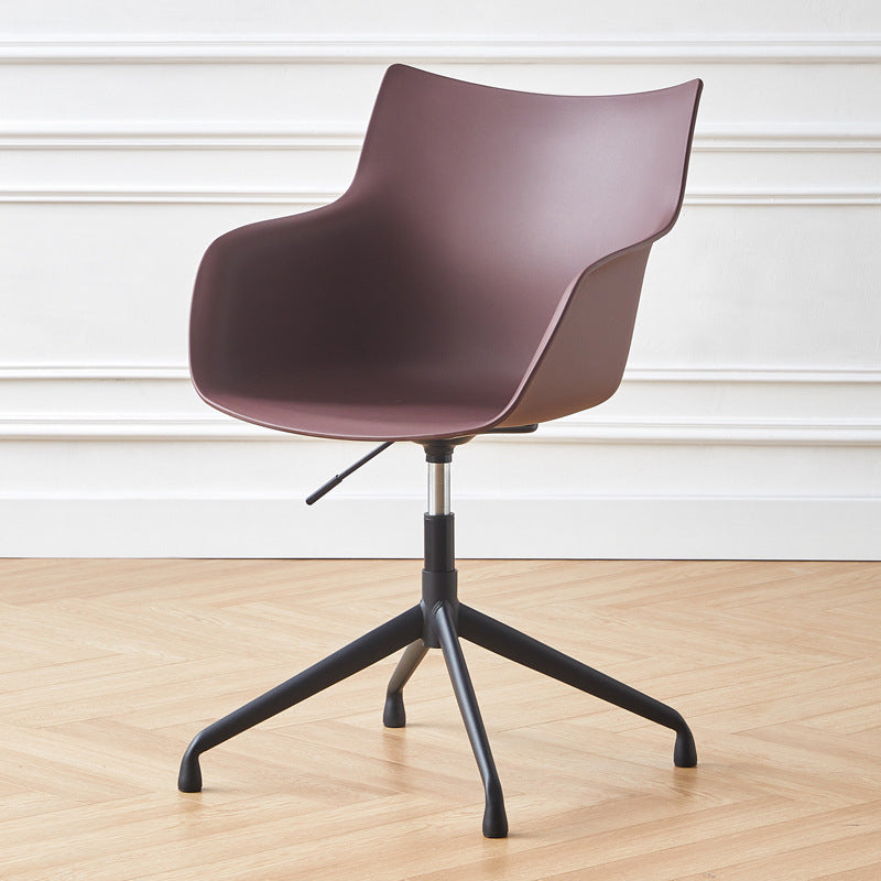 Business plastic chair computer chair reception negotiation chair restaurant stool thickened backrest chair office chair swivel chair for extended sitting