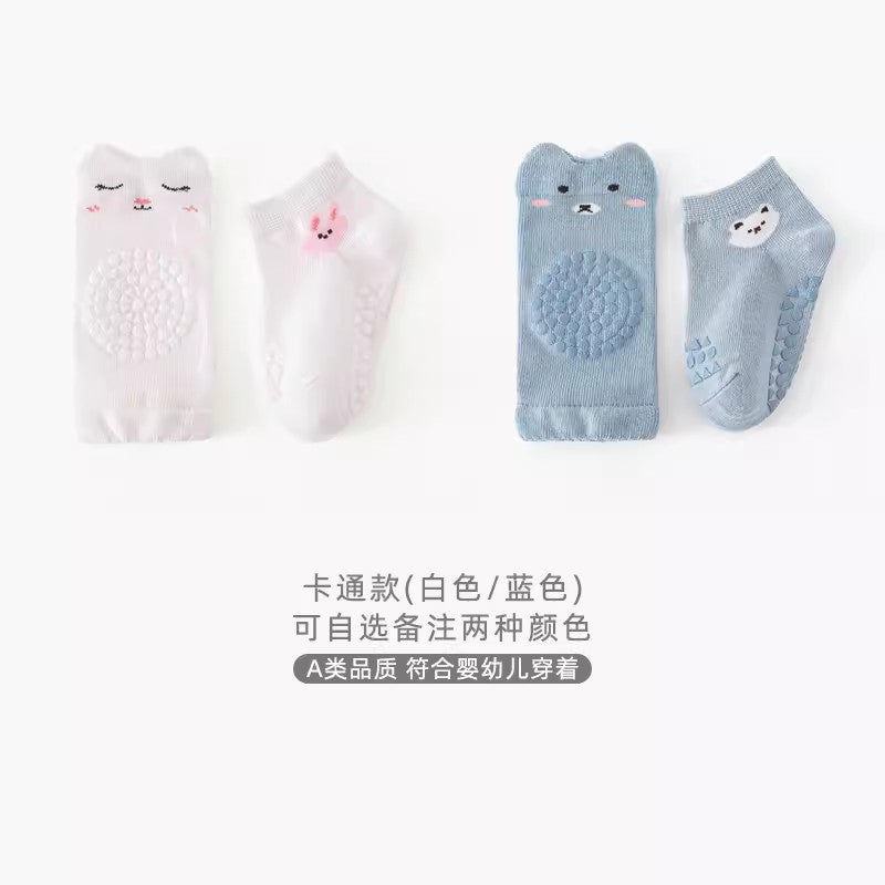 Babibele baby knee pads - summer lightweight crawling aid, anti-fall, anti-slip floor socks for first walkers
