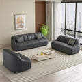 Modern minimalist office sofa set for retail, salon, barber shop, reception area, and business use