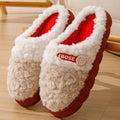 2024 winter new fuzzy slippers - indoor, non-slip, warm, trendy couple's cotton slippers for women - wholesale