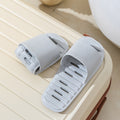 Hotel business trip foldable leaky slippers for women home indoor travel handy gadget bathroom non-slip quick-drying lightweight