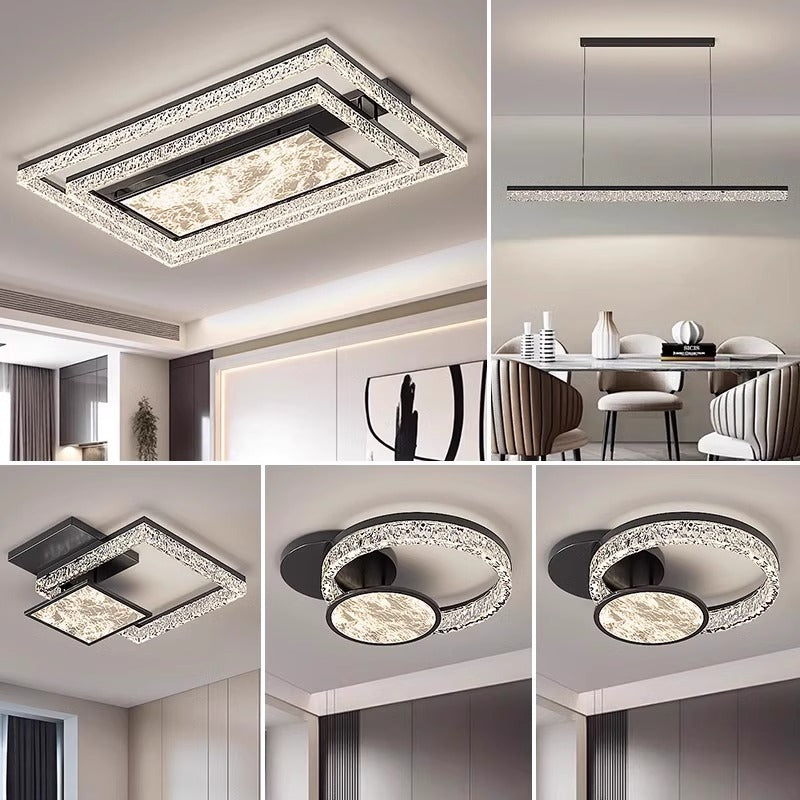 Living room main light 2025 new high-end super bright cloud ceiling light modern simple atmosphere Zhongshan lighting package