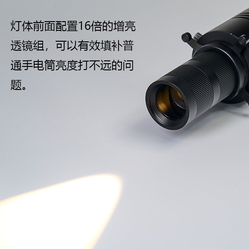 20 watts 16 times brighter flashlight photography creative cutting light background contrast focusing spot light portrait background light