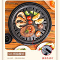 Zibo bbq outdoor home bbq grill portable charcoal stove small round camping courtyard foldable bbq rack