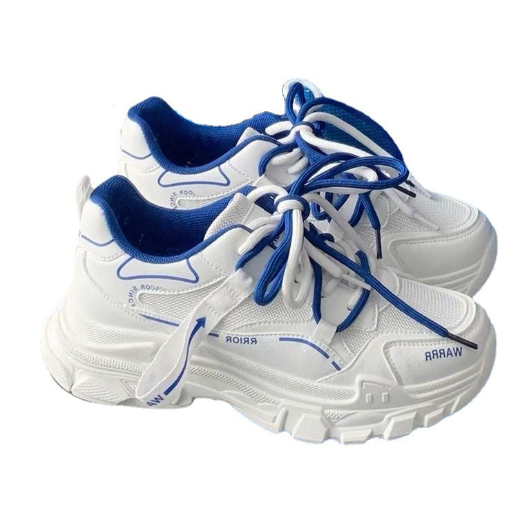 Dad shoes for women 2026new arrivalfall and winterbest sellingeasiest for match women's shoesthick solecasual running sports shoes student white shoes