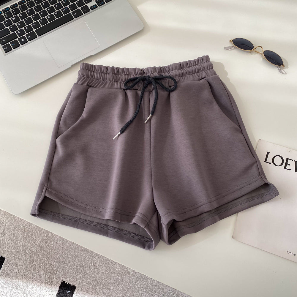 K-stylehigh waistcasualcasualloose pants shorts women's summer looseslimming lookeasiest for match drawstring sports casual pantssummer