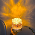 Factory direct, in-stock ripple light, multi-colored led night light, usb rotating ambient light, bedside lamp with touch control