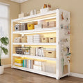 Household shelving unit, multi-tier floor storage rack for living room, balcony, kitchen, and general storage - iron shelving system