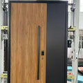 Russian door central asia turkish mdf panel door thermal insulation entrance apartment door export engineering steel security door