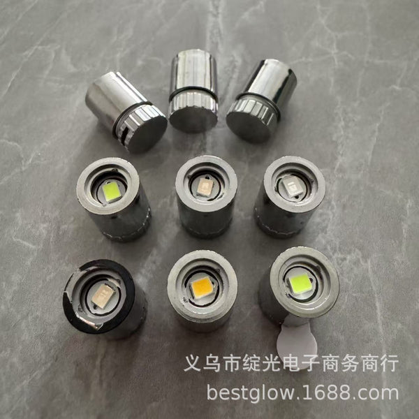 Luminous LED electroplating light Turn light Threaded turn wick Electronic light Small lantern Warm light DIY turn decorative light