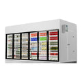 Complete set of post-supply cold storage equipment, cold storage, freezer, glass door, air curtain cabinet, display cabinet, fruit supermarket cold storage