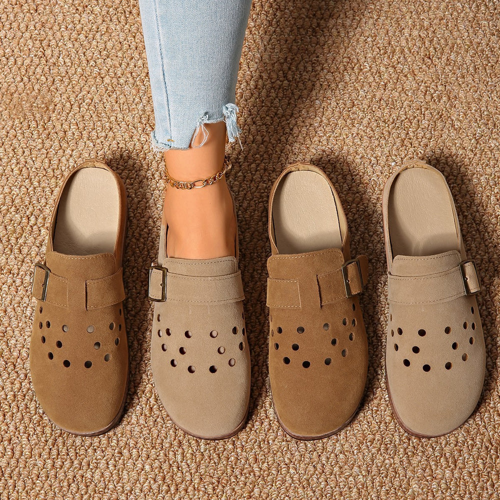 European station  spring/summer new collection: chunky platform birkenstock-style slip-on open-toe mules - women's casual sandals