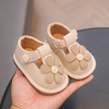 Autumn new baby flats 0-1-2 years soft sole first walker shoes girls princess style squeaky shoes outdoor baby shoes