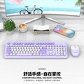 Viper wk200 wireless office keyboard and mouse suit silent and good-looking girls business typing keyboard 2.4g