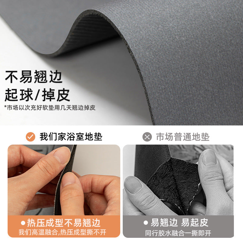 Diatom mud bathroom absorbent floor mat bathroom door shower room quick-drying toilet foot mat non-slip mat carpet bathroom