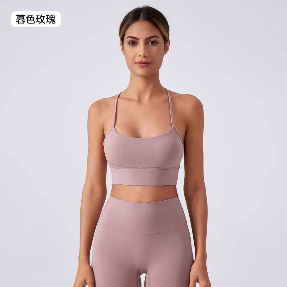 New women's running sports bra - sexy y-back, shockproof, push-up yoga sports bra daw200