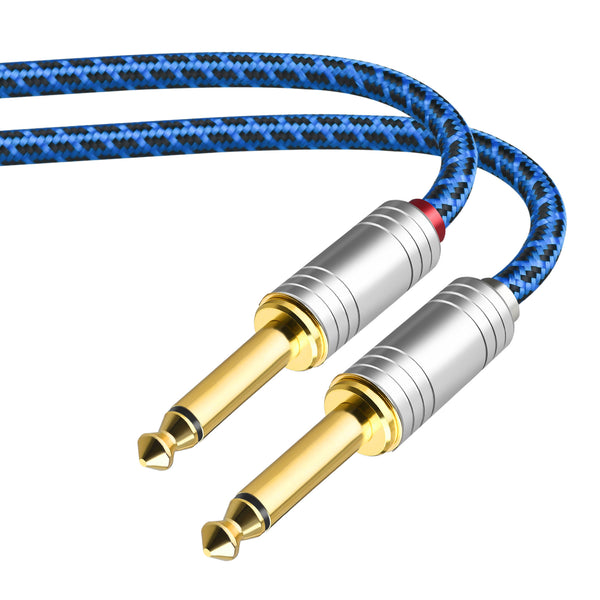 Lei Jun-913 audio cable 6.5 silver-plated copper mobile phone electric guitar connected to power amplifier audio mixer 6.35mm