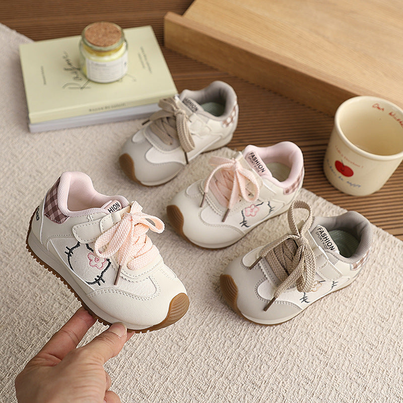 Vancahao kids' argan shoes,  spring new collection: soft-soled running sneakers for boys, breathable athletic shoes for girls