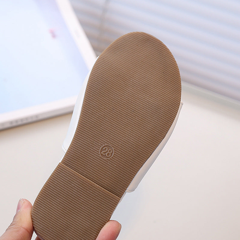 Vancahao sandals & slippers -  summer new arrivals: stylish frozen-themed family slides for little girls and big kids, featuring soft soles