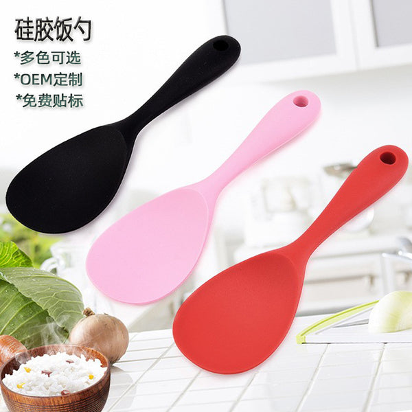 Silicone rice is more manufacturer's spot cooking utensils, rice spoon, non-stick rice, and food-grade household rice spoon.