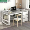 Computer desk desktop office desk bookshelf modern minimalist table home bedroom student writing study desk