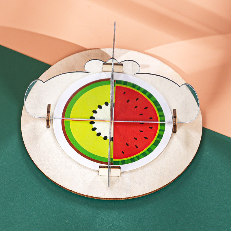 Mirror Imaging Technology Small Production Axisymmetric Light Reflection Scientific Experiment DIY Children's Handicraft Frontiers of Science and Education