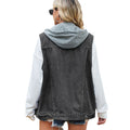 european and american clothing cross-border e-commerce  new loose denim vest waistcoat casual tank top  trend
