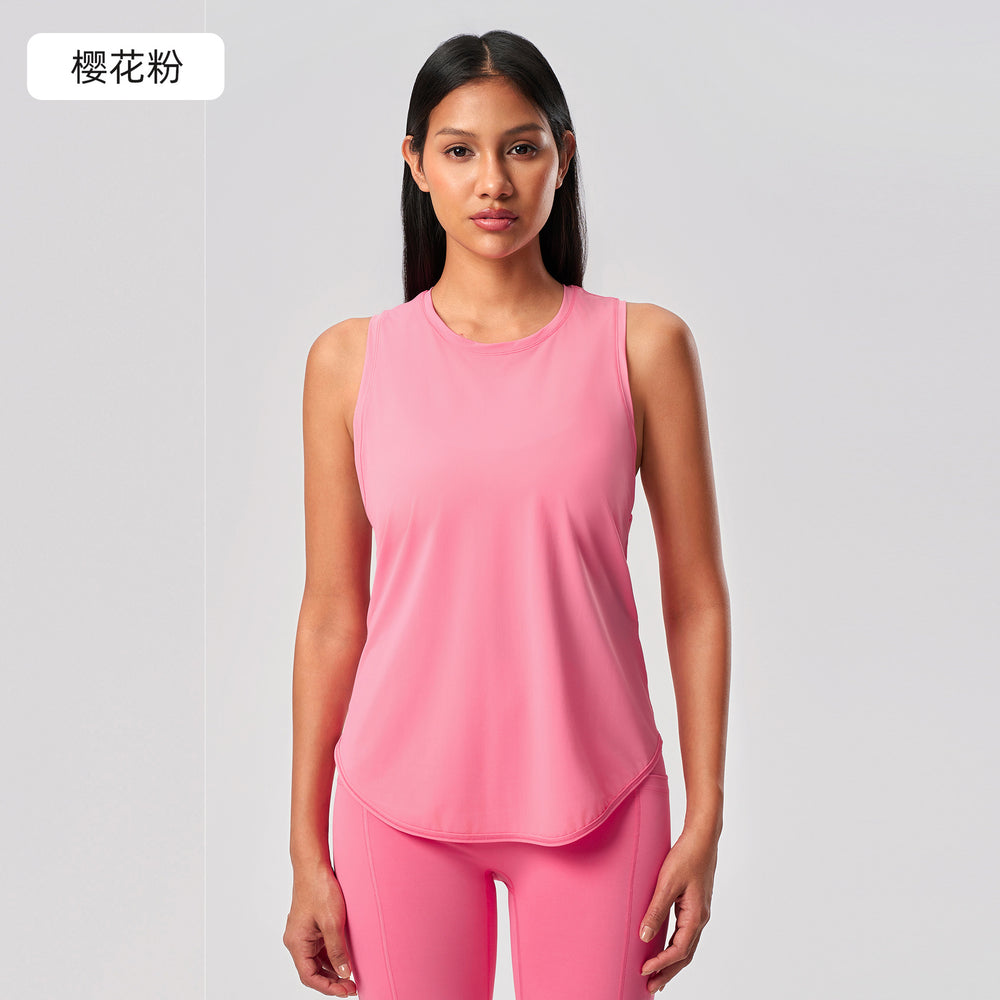 New women's quick-dry tank top - sleeveless workout top for fitness, yoga, running, breathable, loose fit, summer sports t-shirt s