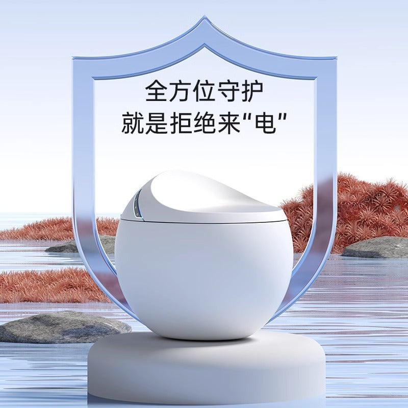 Automatic flip starry sky ball smart toilet integrated no water pressure instant heat antibacterial siphon egg toilet