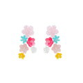 Dopamine floral tassel earrings - women's chic, high-end, unique, and beautiful earrings