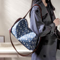 Printed large capacity tote bag for women, 2025 winter new arrival, premium quality, niche design, commuter shoulder & crossbody bag
