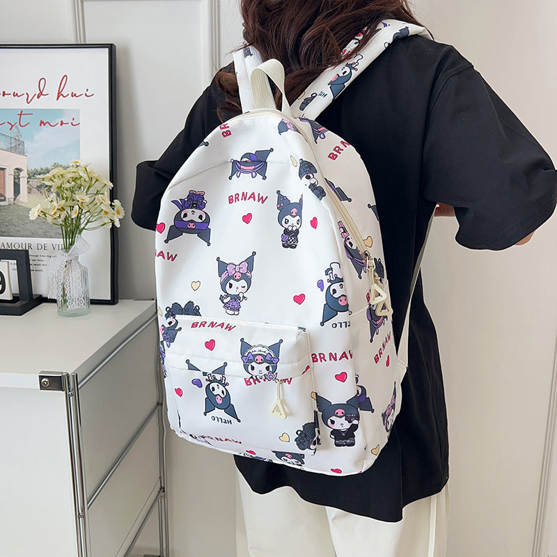 New ins Japanese female junior high school backpack cute college student campus primary and secondary school student schoolbag girl backpack