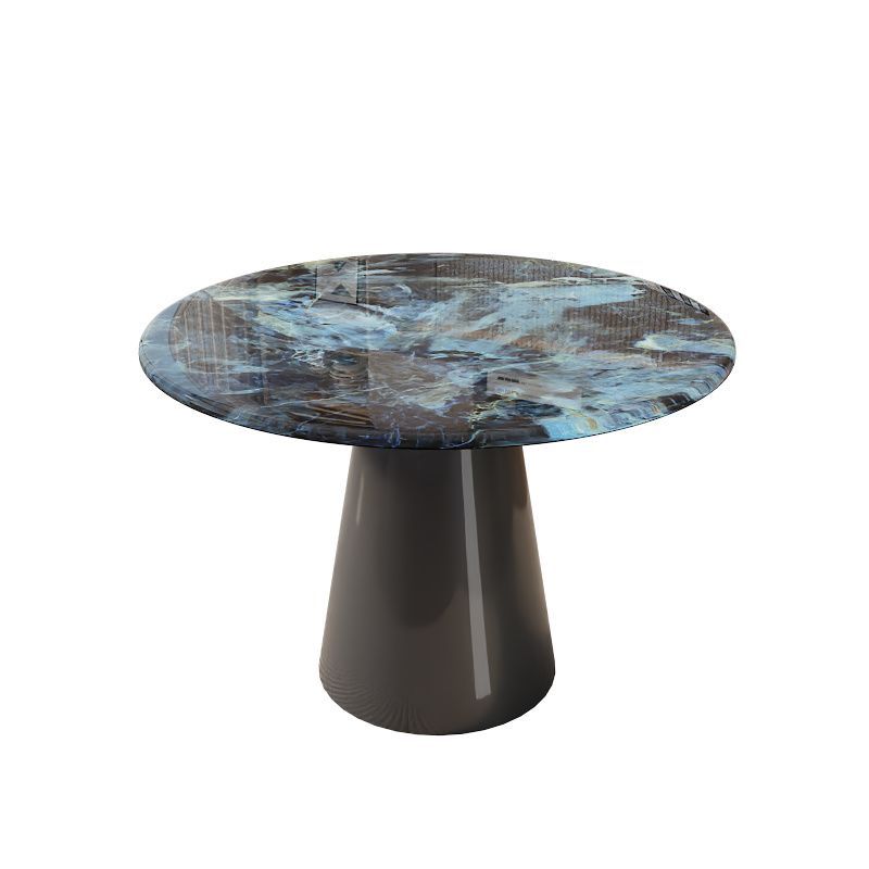 European-style high-end microcrystalline stone slab tabletop commercial negotiation table and chair combination for home restaurant table popular instagram style