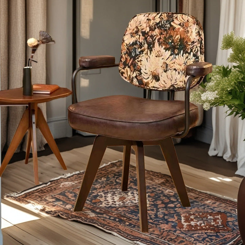 Computer chair backrest chair comfortable long sitting office chair for home study chair student desk leather adjustable casual chair