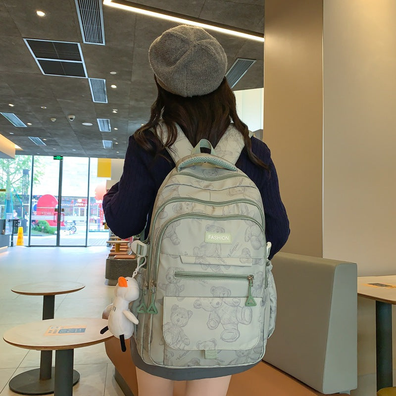 New high school students large-capacity student backpack schoolbag travel computer backpack business leisure backpack